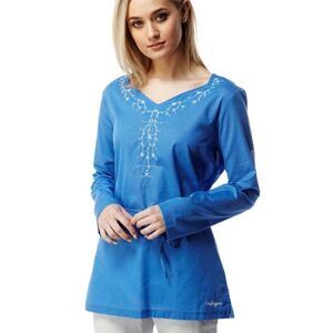 New with tags Craghoppers Rayna Top Bluebell Travel Top Tunic Loose Fit size S